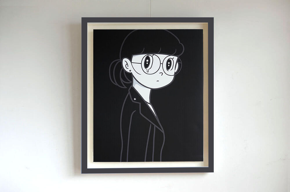 ハシヅメユウヤ、イギリスで限定販売された10点限定のキャンバス作品