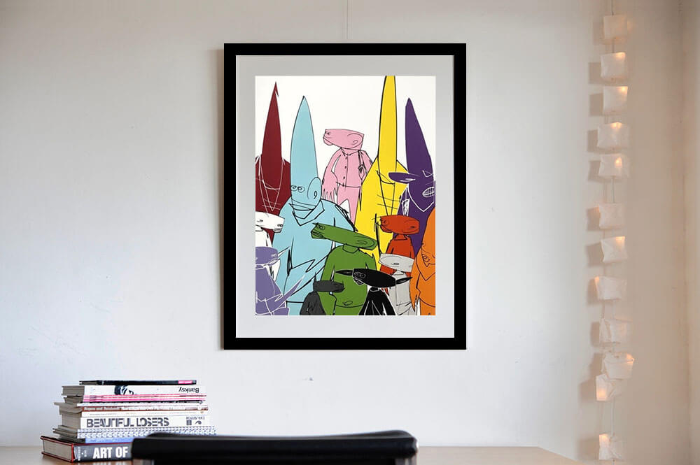 Futuraの集大成的な個展で販売されたシルクスクリーンです。 ー