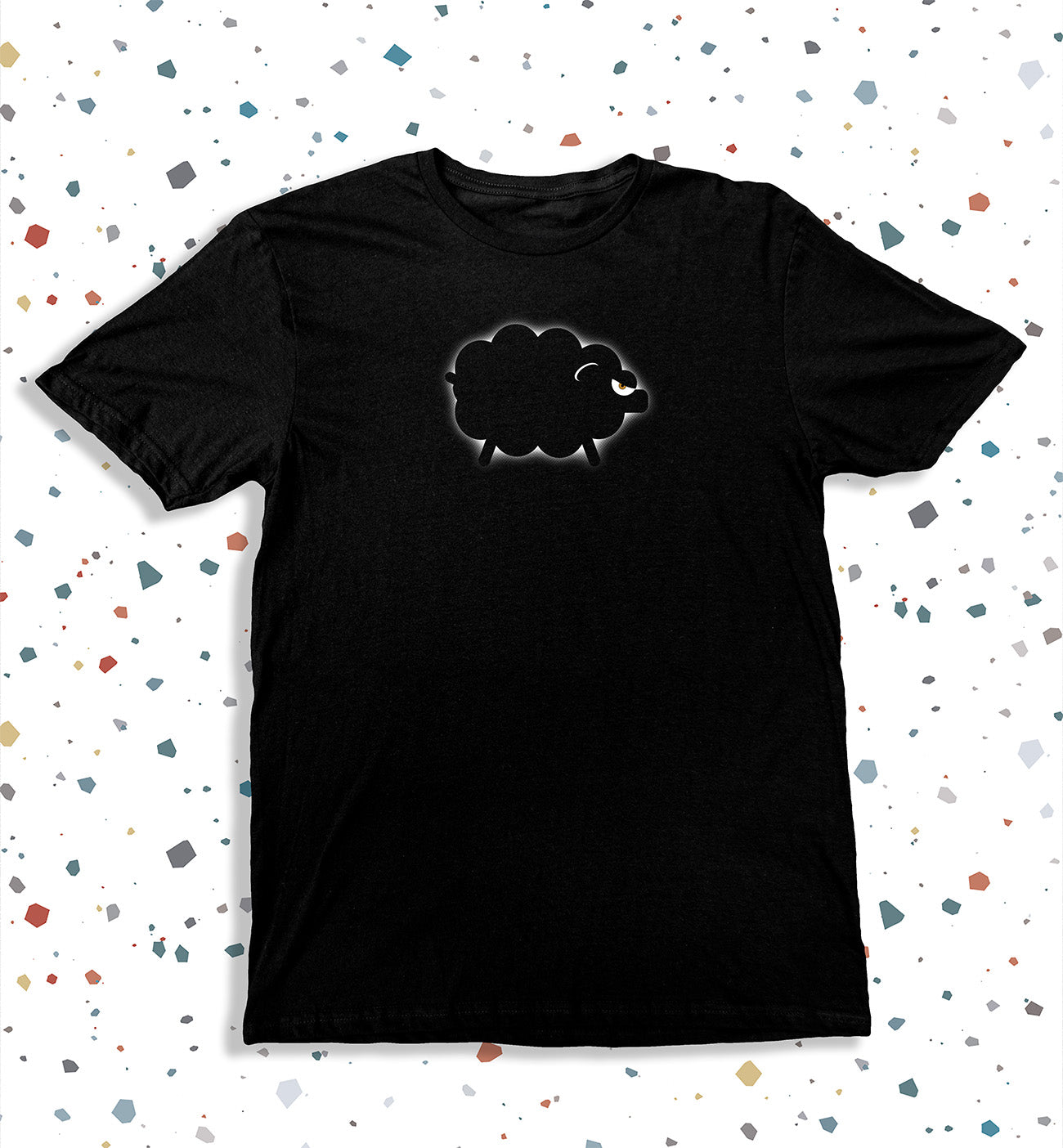Shiny Black Sheep T-Shirt, dare to stand out! – Noir et Noir
