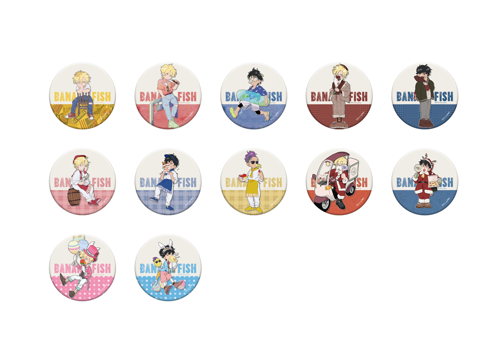 BANANA FISH » BANANA FISH トレーディング缶バッジ デフォルメver