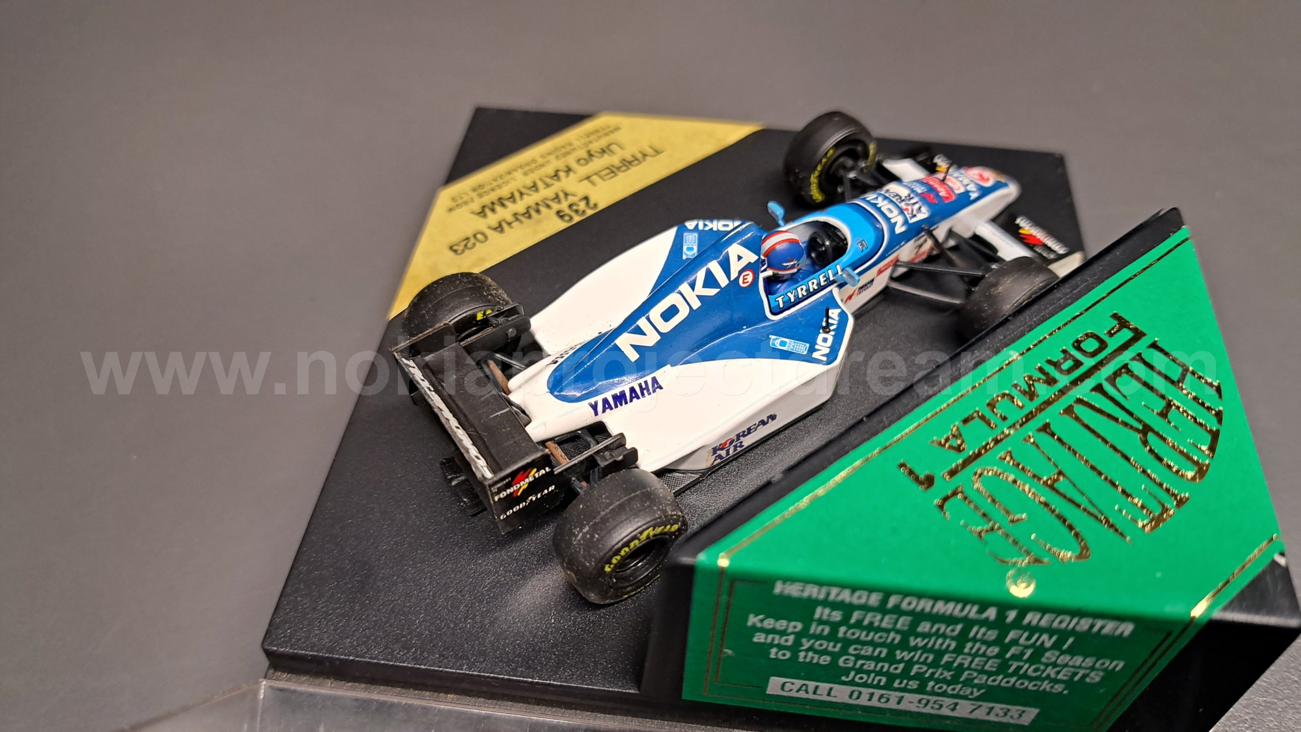 Formula 1 239 Tyrrell Yamaha 023 Ukyo Katayama Car Model 1/43