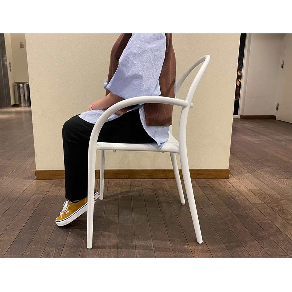 同色2脚セット】チェアPP-S091【送料無料】ホワイト | NOCEノーチェ