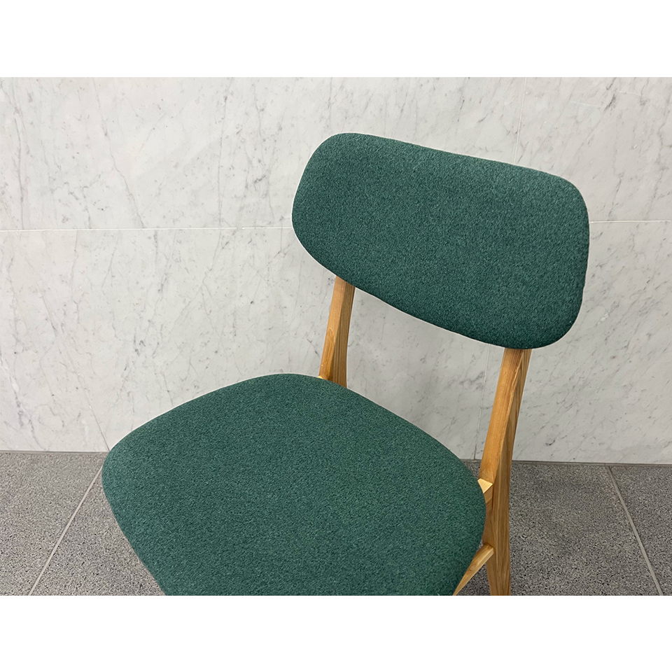 チェアRY42【送料無料】ナチュラル/ダークグリーン | NOCEノーチェ