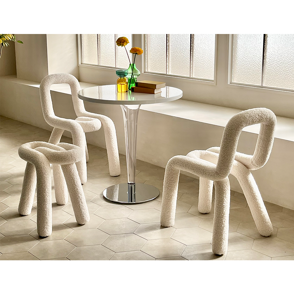 スツールDC1863【送料無料】ホワイト | NOCEノーチェ 家具・インテリア通販