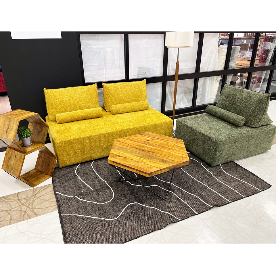 ソファSHIFT 2人掛け【送料・開梱設置無料】イエロー | NOCEノーチェ