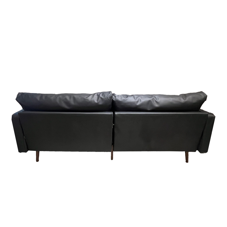 ソファHVS04 3人掛け【送料無料】ブラック | NOCEノーチェ 家具