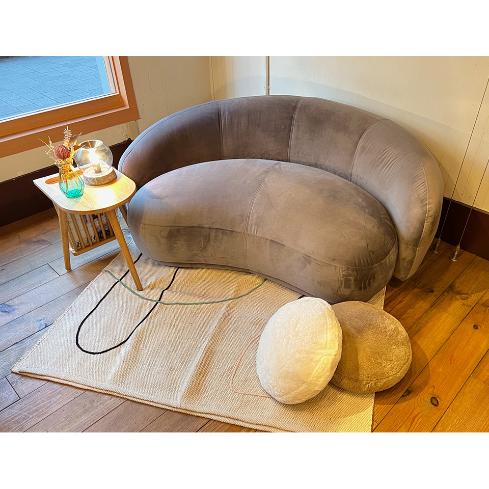 ソファBEANS 2人掛け【送料・開梱設置無料】グレー | NOCEノーチェ