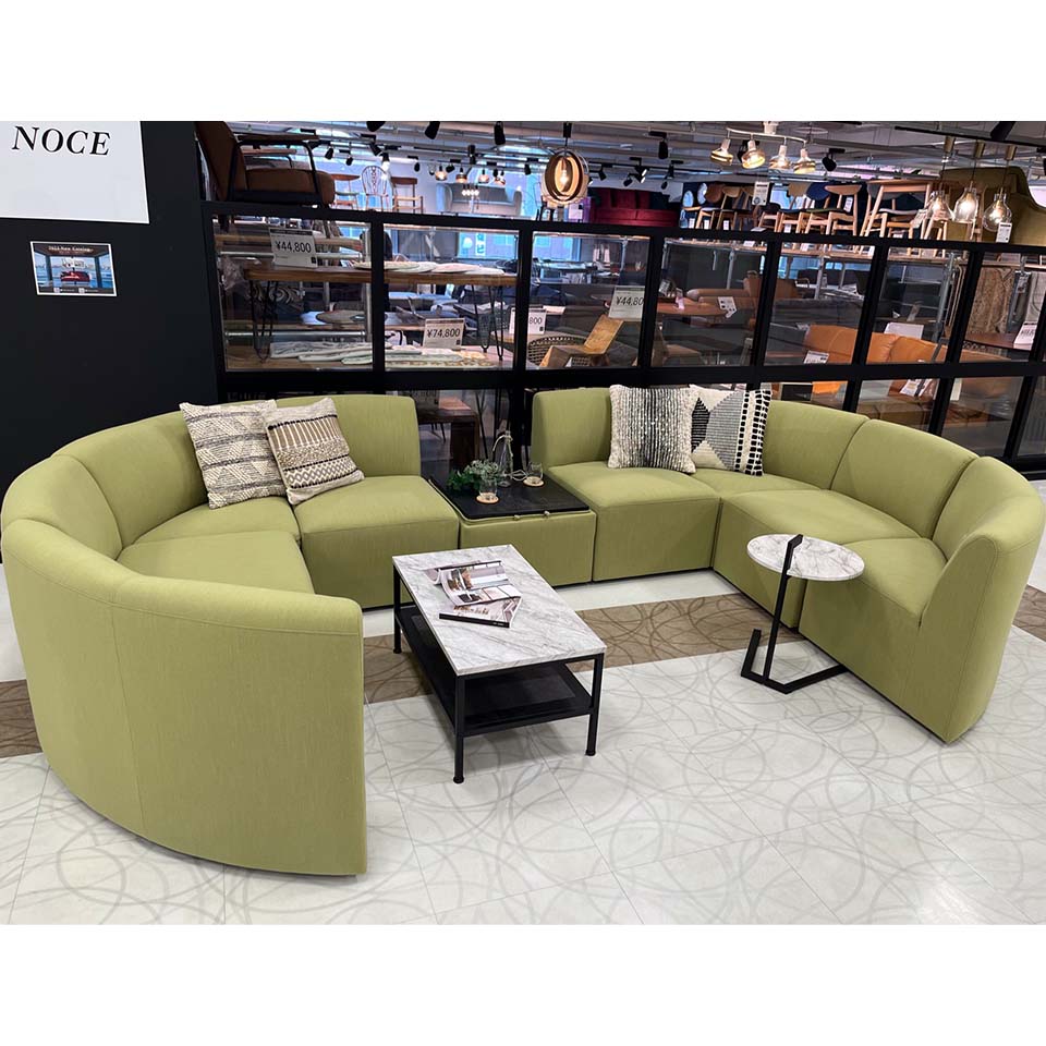 ソファM-HY366【送料・開梱設置無料】グリーン | NOCEノーチェ 家具