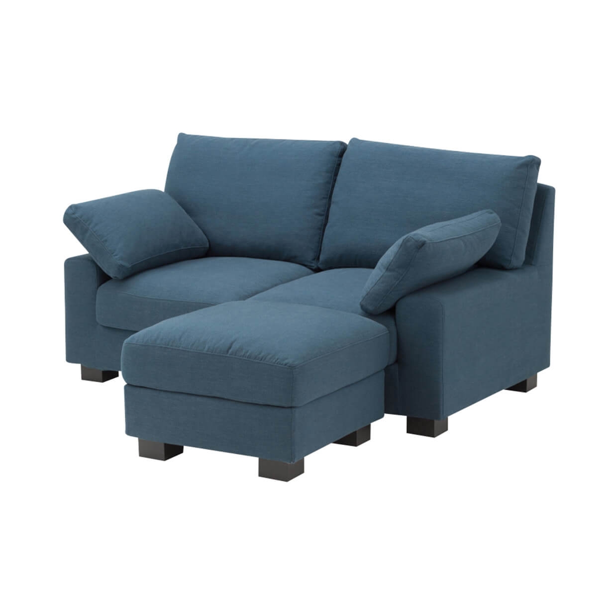 ソファTD9810 2人掛けセット（オットマン付き）【送料・開梱設置無料