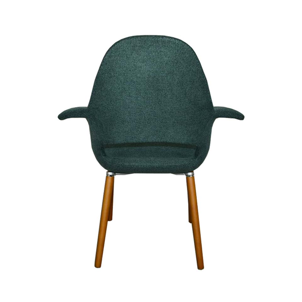 チェアDC594V【送料無料】 ウォールナット/ダークグリーン | NOCE