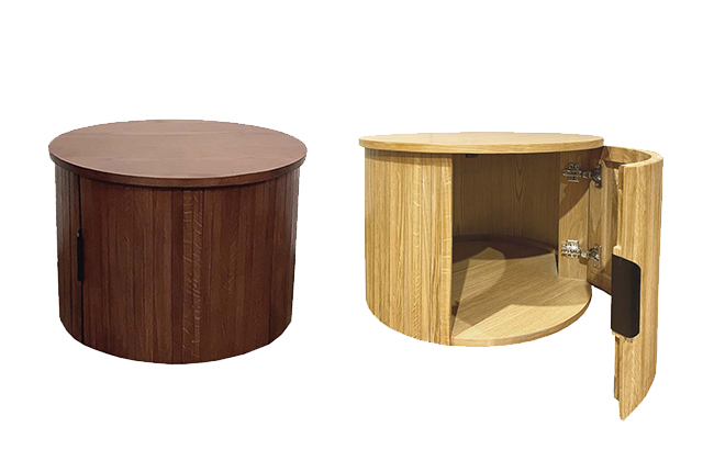 収納できる円柱型のコーヒーテーブル | NOCEノーチェ 家具・インテリア通販