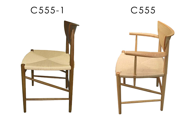 背もたれがユニークなペーパーコードのチェア | NOCEノーチェ 家具