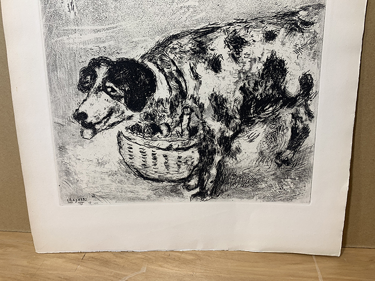 マルク・シャガール版画「ラ・フォンテーヌの寓話より」 | Natsume Books