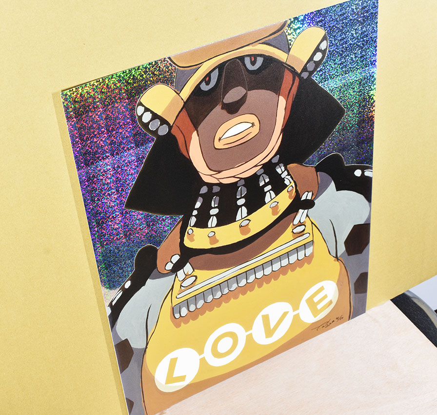 野口哲哉版画「Love-Yellow」 | Natsume Books