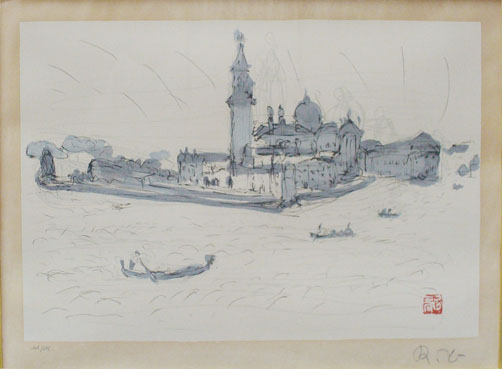 梅原龍三郎版画額 / 梅原龍三郎 | Natsume Books