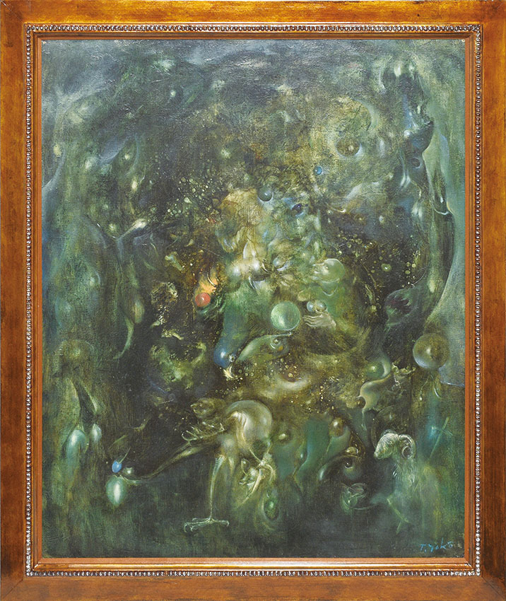 横尾龍彦画額「聖者の暗黒」 | Natsume Books