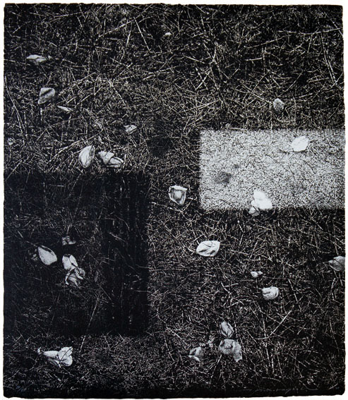 中林忠良版画額「転位'85 地II」 | Natsume Books