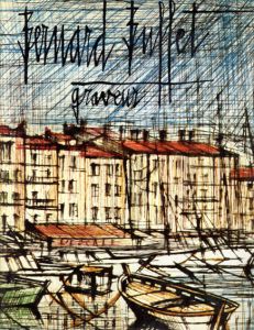 Bernard Buffet / ベルナール・ビュッフェ版画額「Le Fuji（富士山