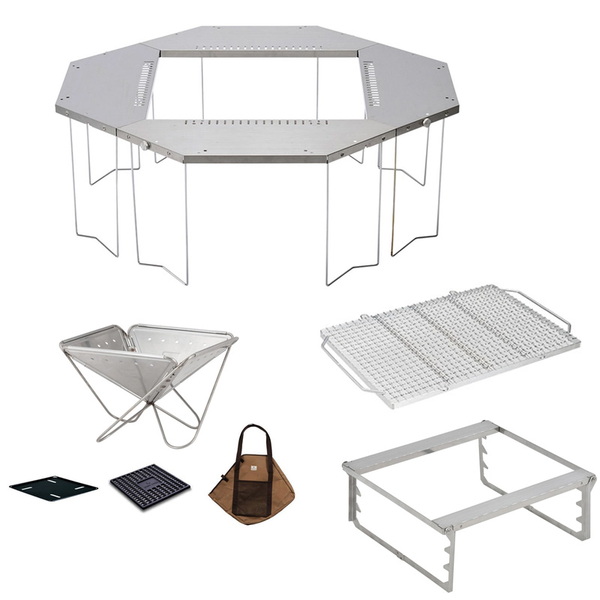 スノーピーク(snow peak) ジカロテーブル+焚火台Lスターターセット