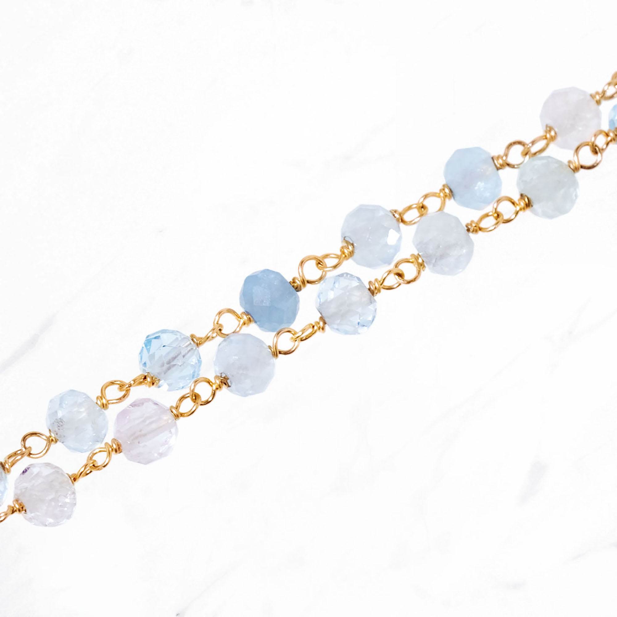 ルビーメガネ留めブレスレット | NATURALI JEWELRY(ナチュラリ