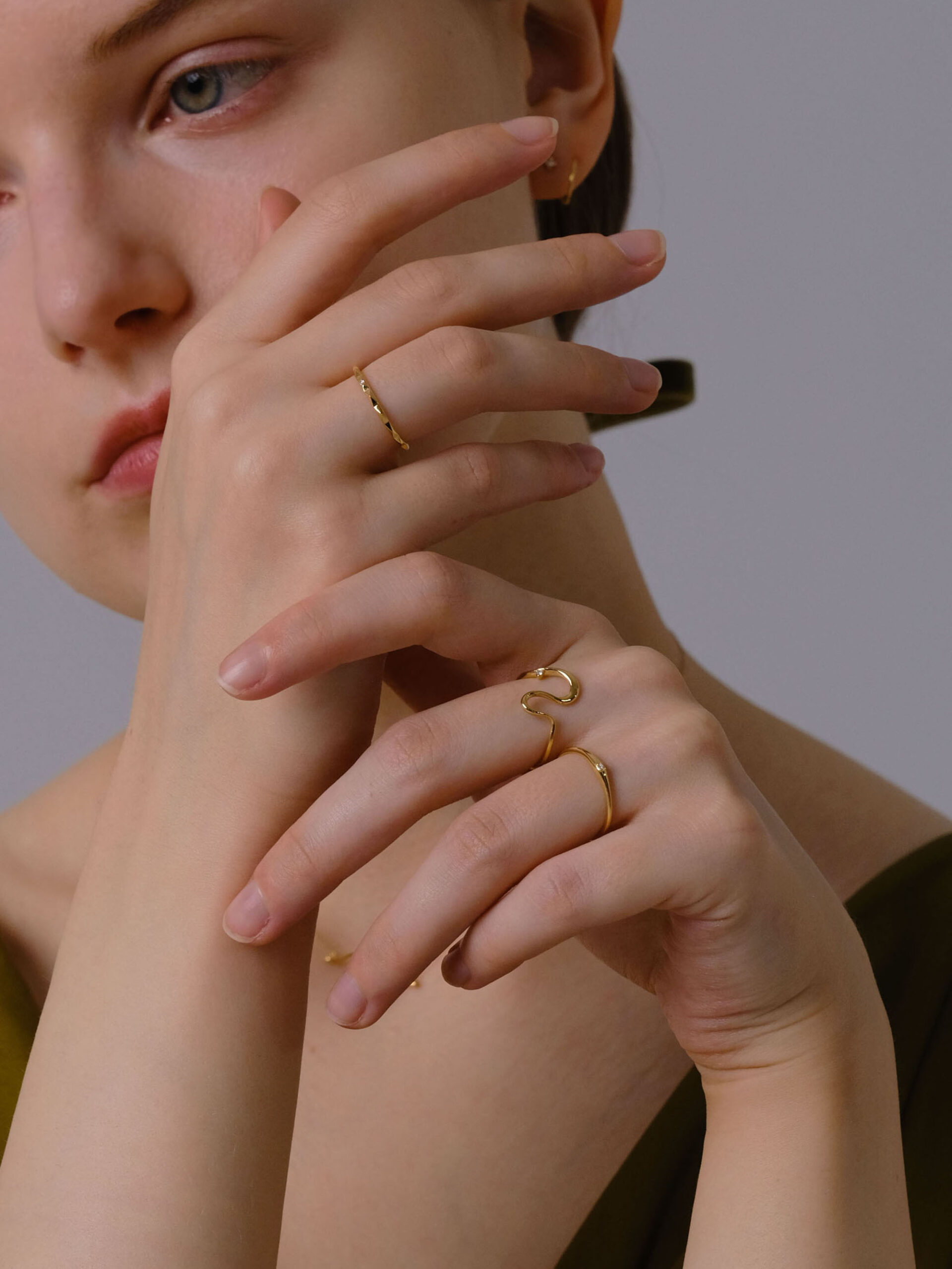 K10 ウェーブリング | NATURALI JEWELRY(ナチュラリ ジュエリ) 公式