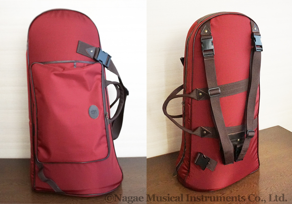 S.ハヤシ ユーフォニウムソフトケース 楽譜ポケット付 ワイン｜ 管楽器