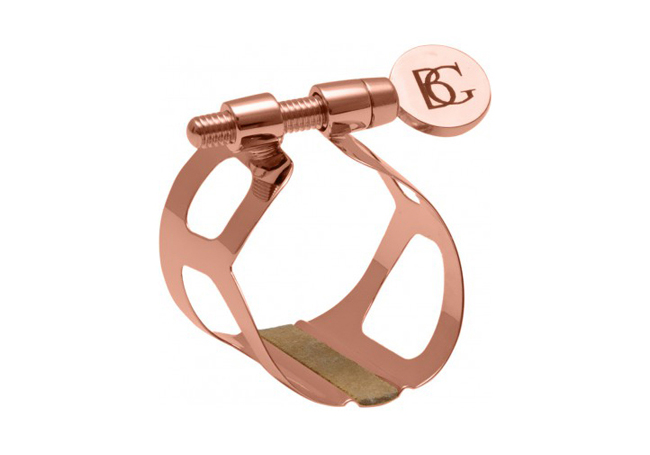 BG バスクラリネットリガチャー＆キャップ Tradition ローズゴールド