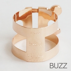 BUZZ バスクラリネットリガチャー ピンクゴールド PGP｜ 管楽器専門店