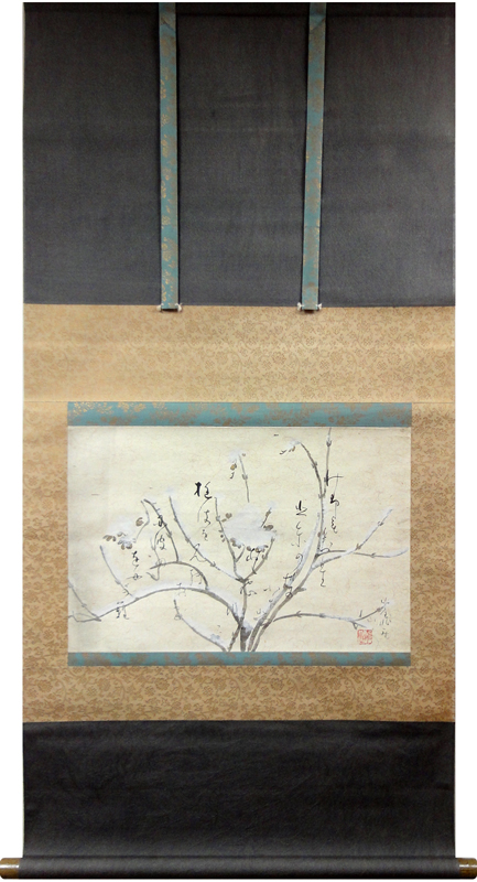 藤井達吉 山 うるし絵 掛軸 藤井達吉 山 うるし絵 掛軸 藤井達吉 山