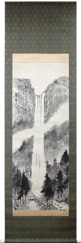 富岡鉄斎 那智瀑布図/Web書画ミュージアム