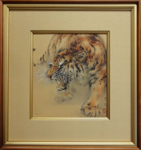 大橋翠石 猛虎図/Web書画ミュージアム