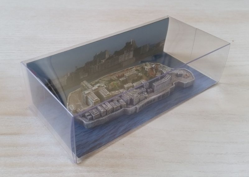 軍艦島ジオラマ 1／4000モデル - 長崎みやげドットコム