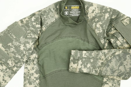 米軍実物 MASSIF コンバットシャツ ACU ミリタリーショップ 革ジャン