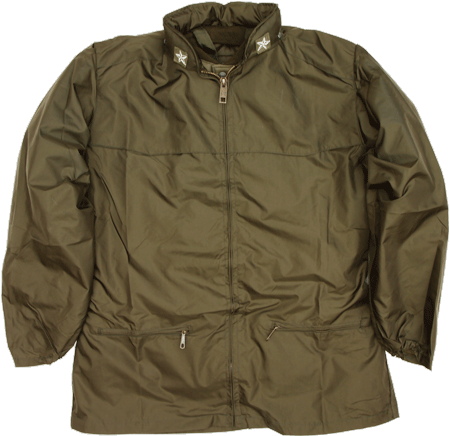 イタリア軍実物 レインパーカ ライナー付 ミリタリーショップ 革ジャン