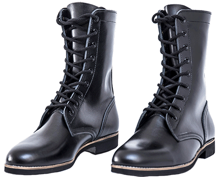 日本陸軍 将校編上靴 ミリタリーショップ 革ジャン 中田商店