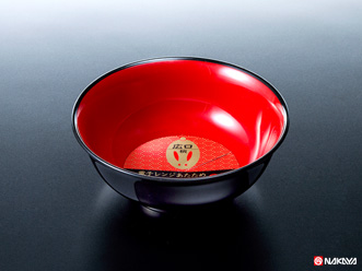 レンジ広口椀 黒 | 製品 | ナカヤ化学産業株式会社