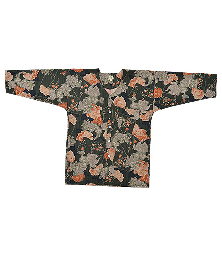 鯉口 唐獅子牡丹（黒／唐獅子） 浅草中屋-商品詳細：浅草中屋「祭り