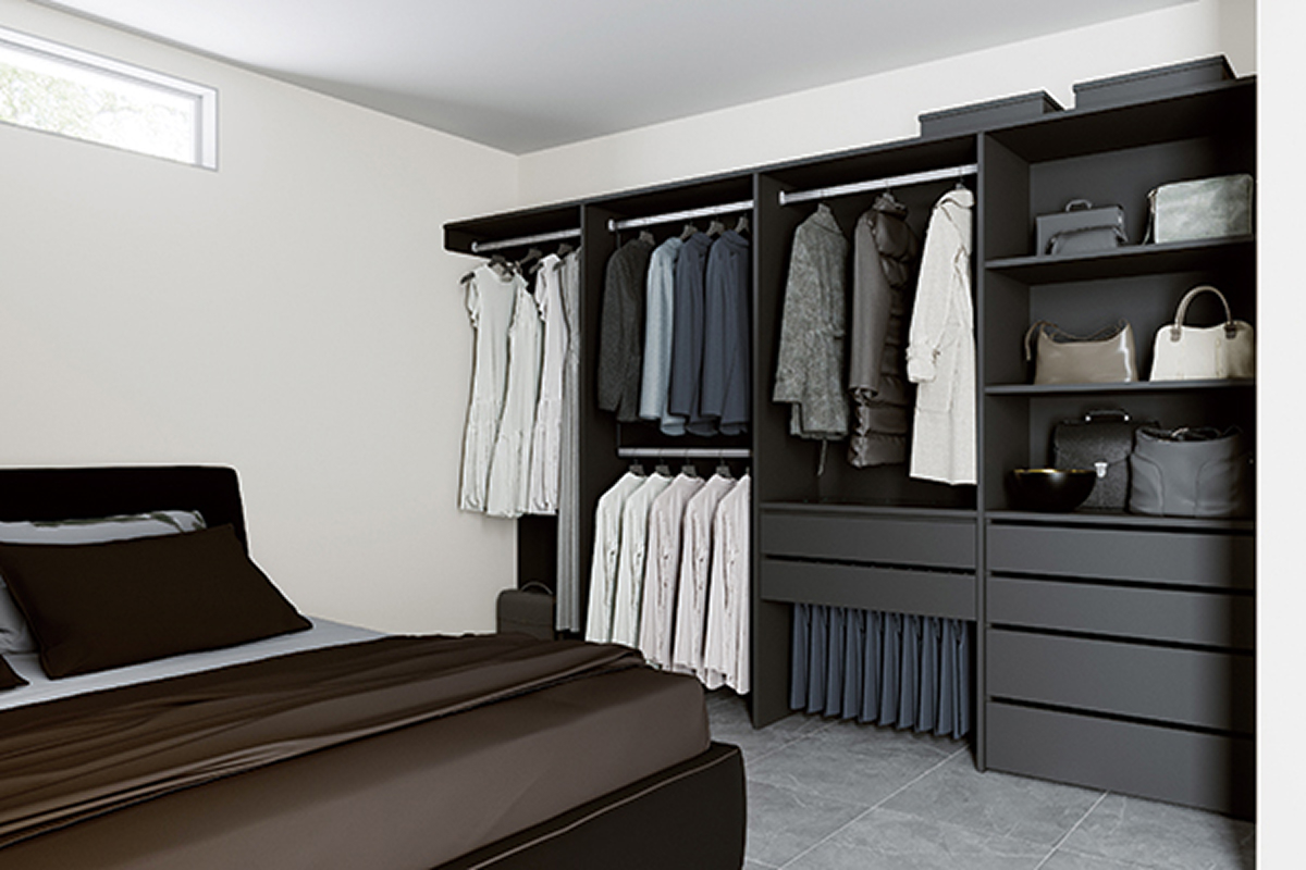 クローゼット収納 | ウォールゼットノエル3 | 収納なら南海プライウッド