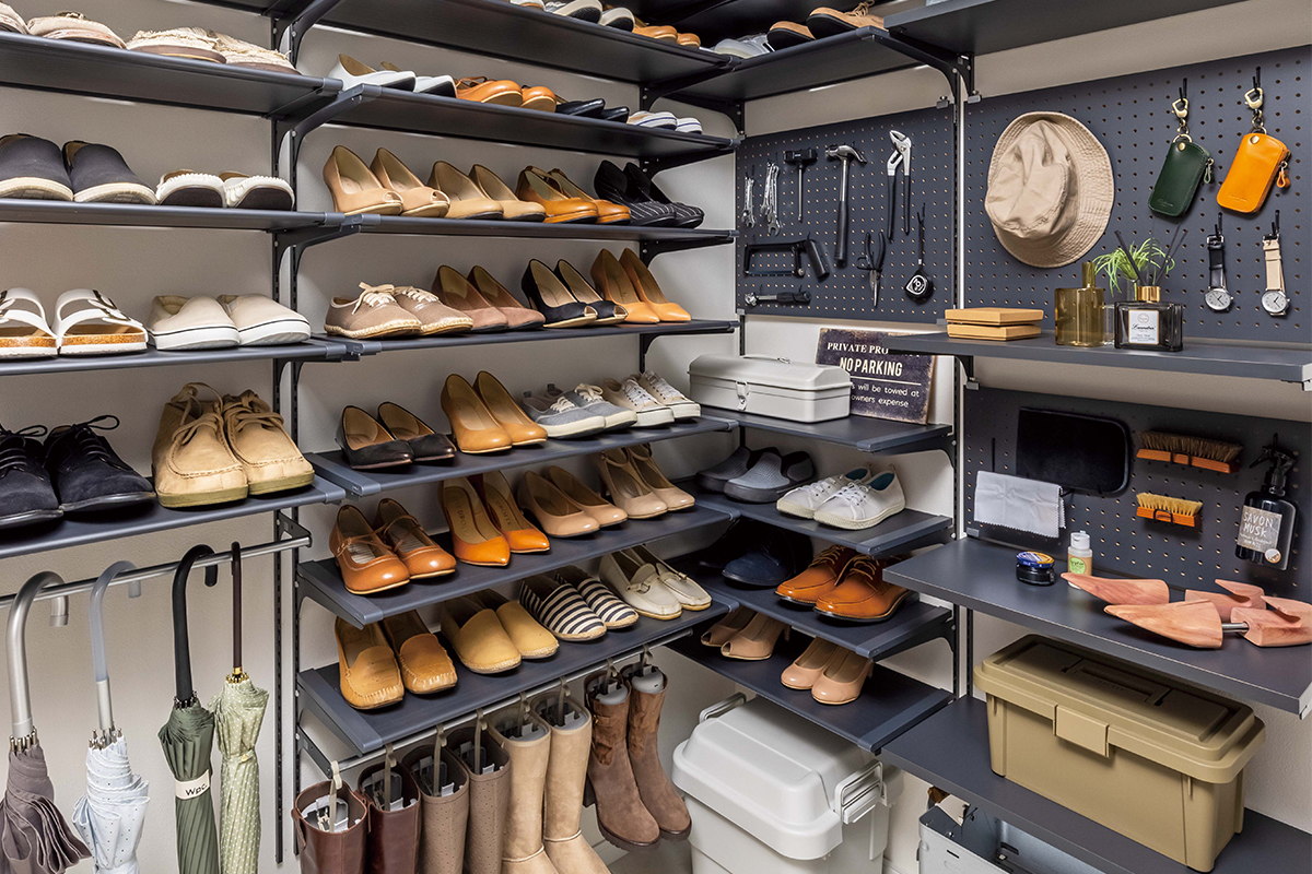 玄関・クローゼット収納 | アームハング棚柱SS | 収納なら南海プライウッド