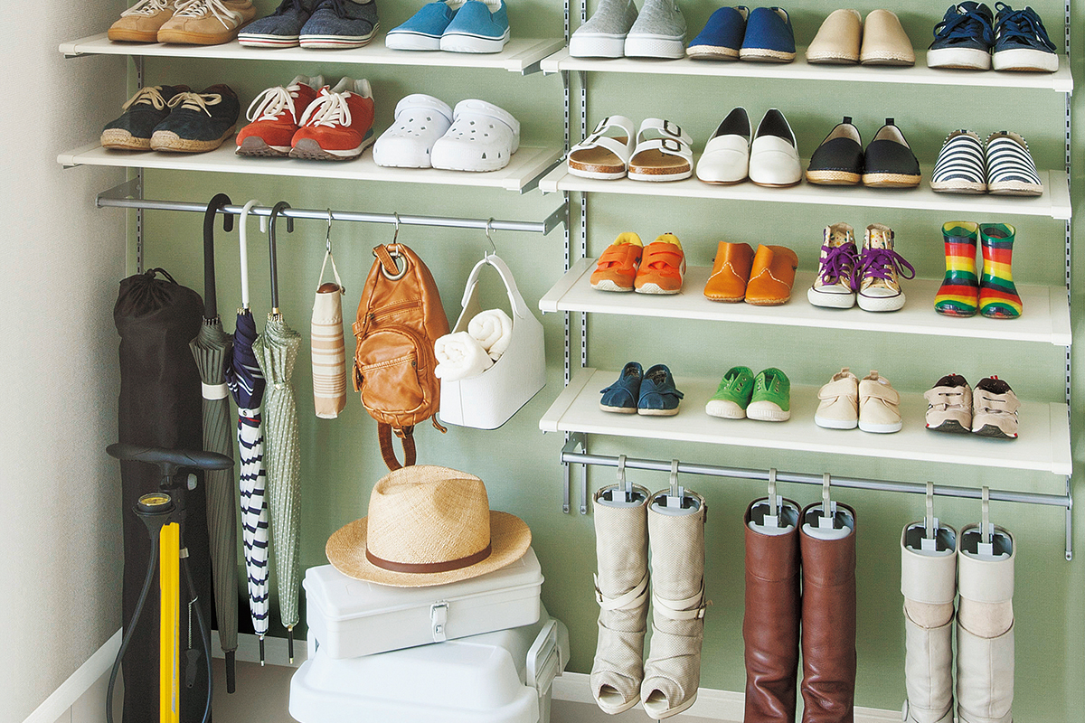 玄関・クローゼット収納 | アームハング棚柱SS | 収納なら南海プライウッド