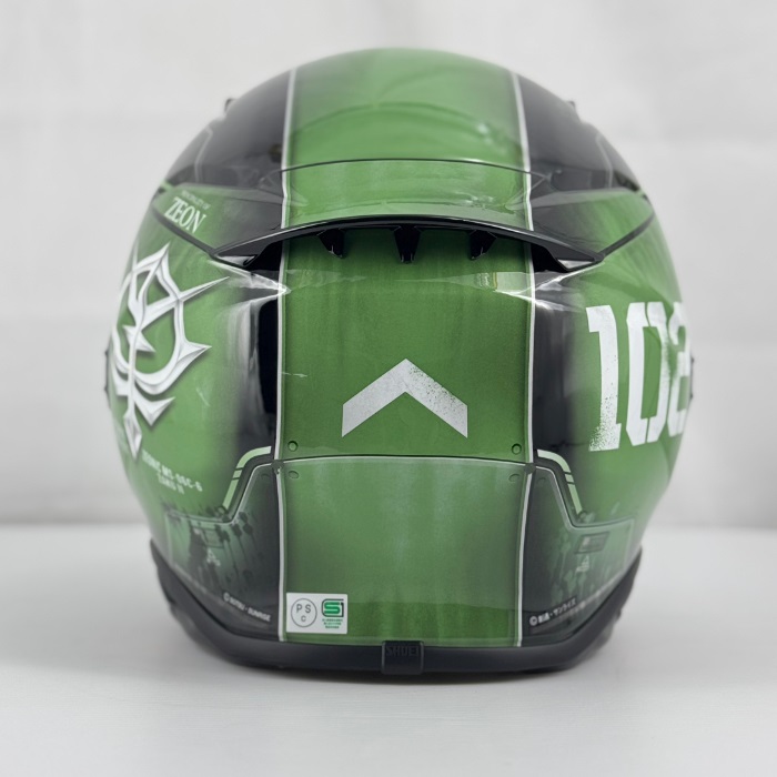 Z-8 MS-06C-6 ザクⅡ TC-4 GREEN/BLACK フルフェイスヘルメット｜フル