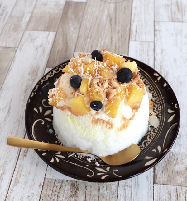 御所市】cafe sai／甘酸っぱい生パインがてんこ盛り ミルキー仕立ての