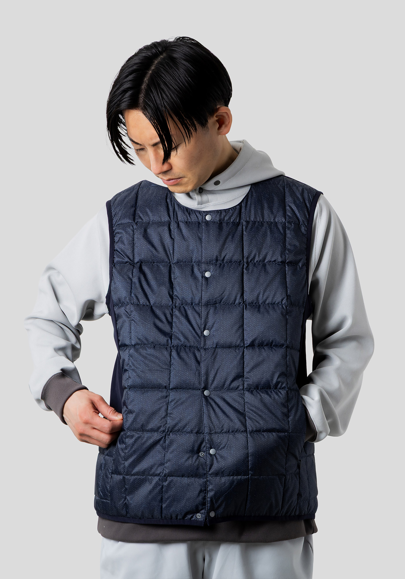 narifuri × TAION サイドポケットインナーダウンベスト｜narifuri