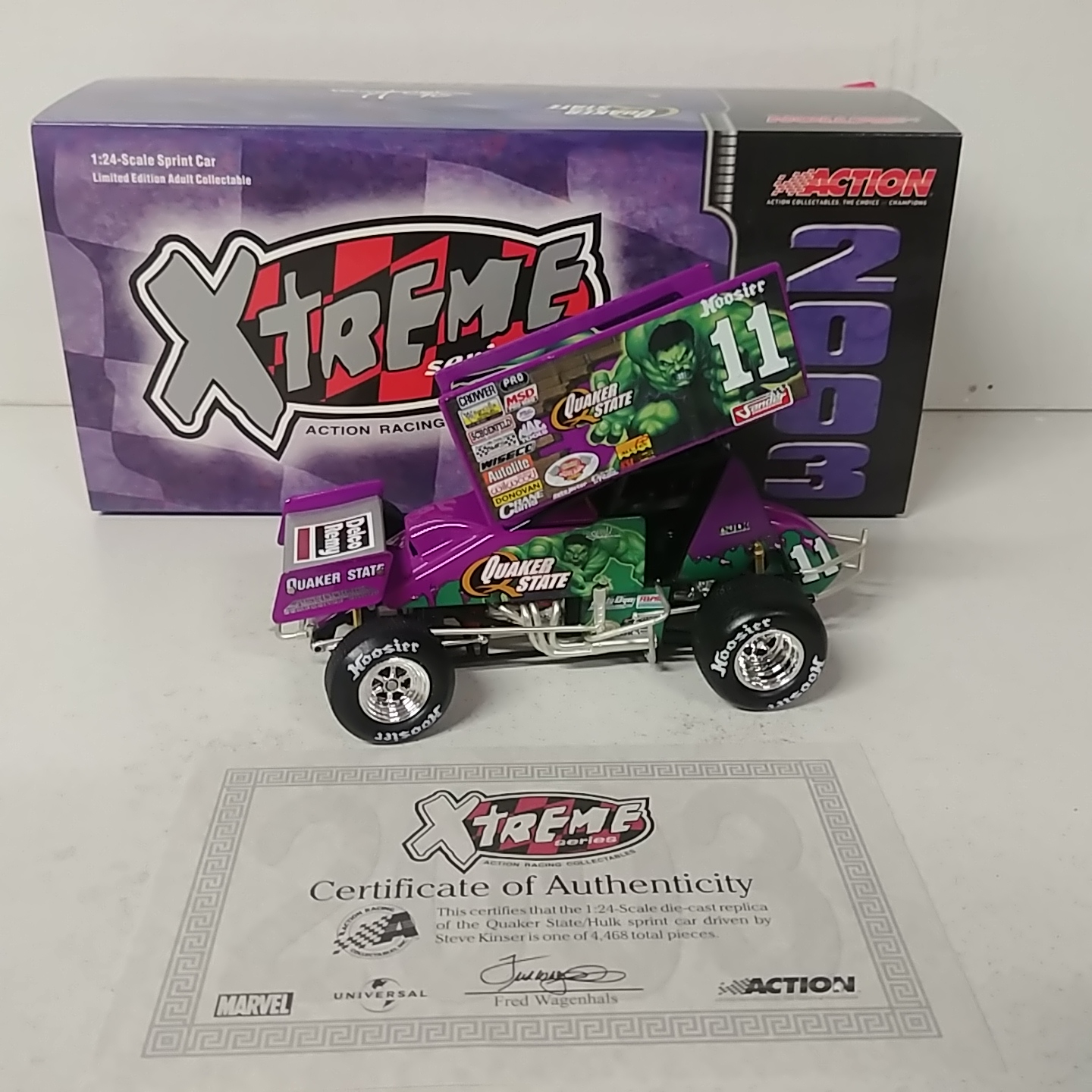 2003 Steve Kinser 1/24th Quaker State 