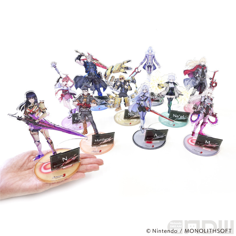 シュルクやレックスも！『ゼノブレイド3』キャラクターアクリル