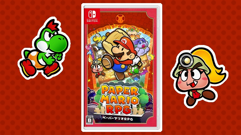 5月23日発売『ペーパーマリオRPG』の公式サイトやパッケージ画像が公開