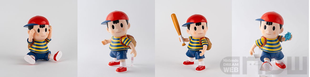 フルアクションで動く！『MOTHER2』主人公ネスがソフビ人形に