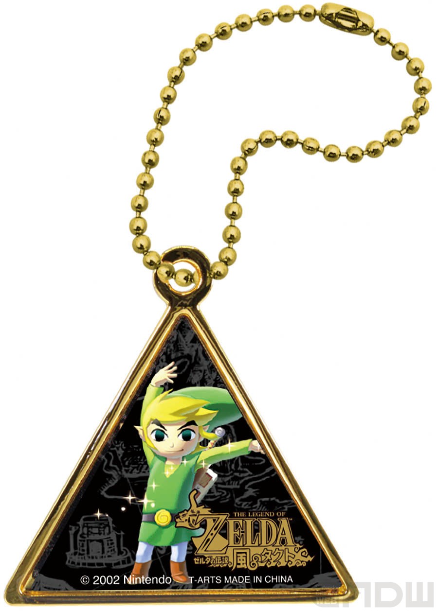 歴代リンクがトライフォース型のチャームに！カプセルトイ「ゼルダの