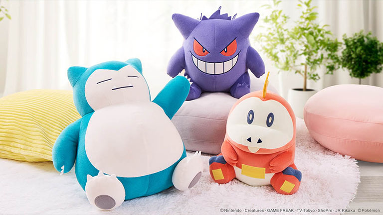 大きなカビゴンのぬいぐるみも！スイートレトロがテーマの「Pokémon