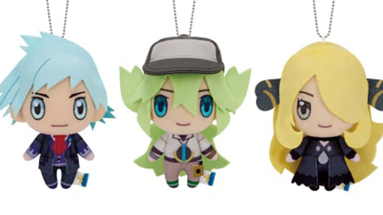 ポケマスEX』より、ダイゴ、N、シロナのぬいぐるみがプライズに登場